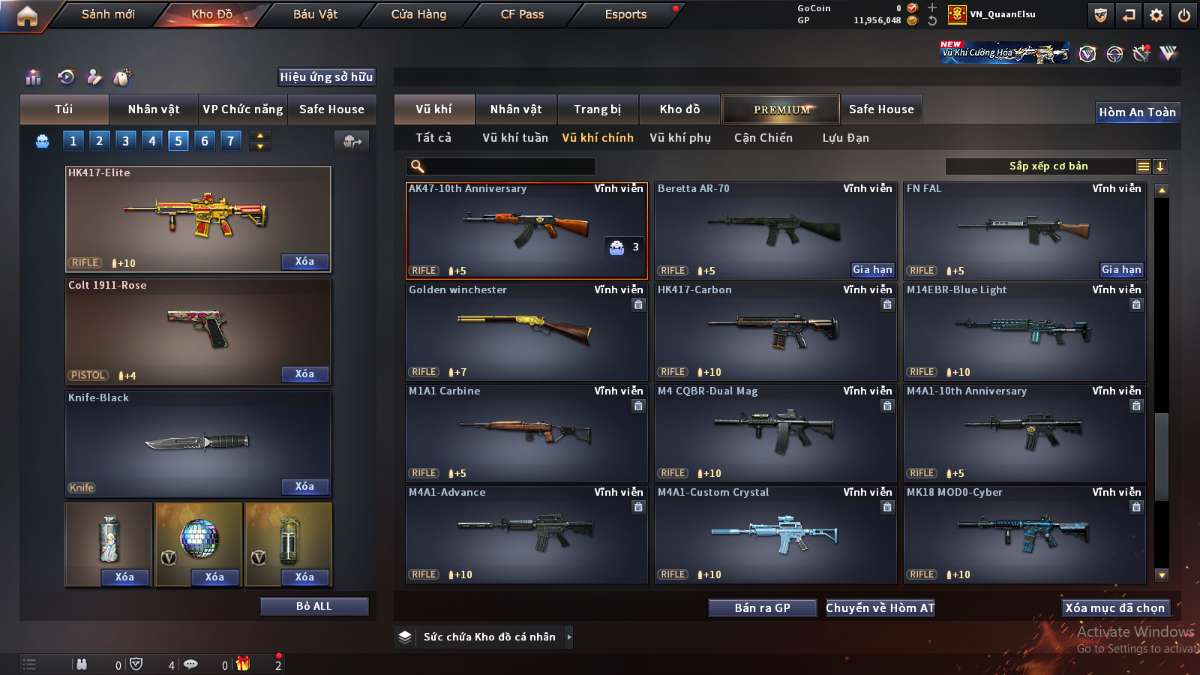 shop acc cf uy tin gia re